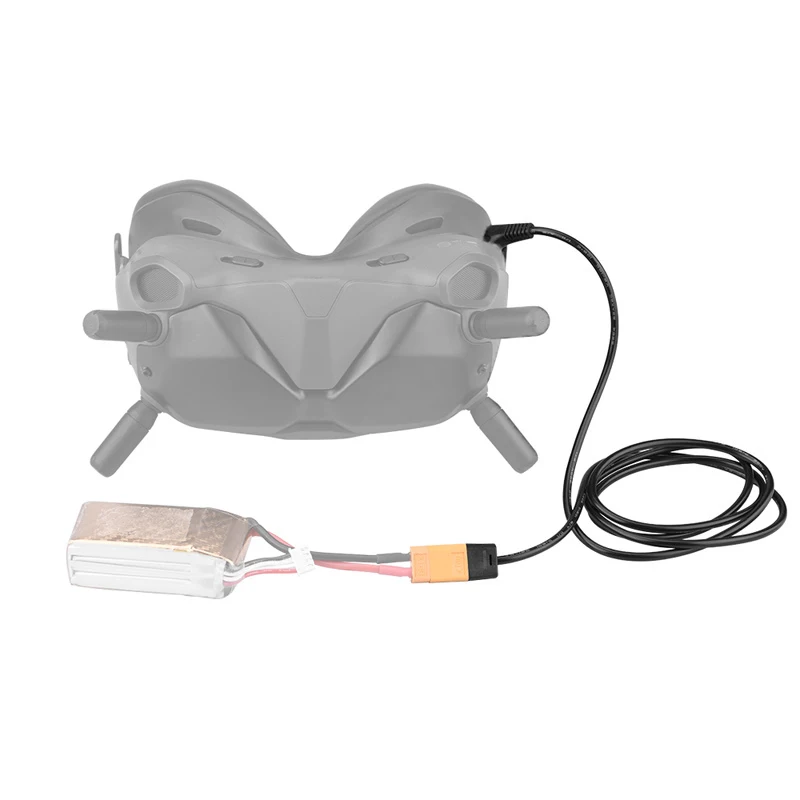 Fpv Flying Glasses V2 Cavo Batteria Xt60 Cavo 11.1-25.2V 3S 4S Alimentazione Uscita Batteria Per Dji Fpv / Dji Avata Drone Accessori
