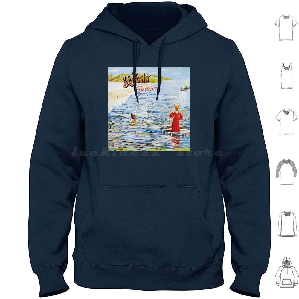 Foxtrot (Hq) Felpa Con Cappuccio In Cotone Manica Lunga Genesis Foxtrot Foxtrot Cover Album Cover Album Art Album Artowrk Music And