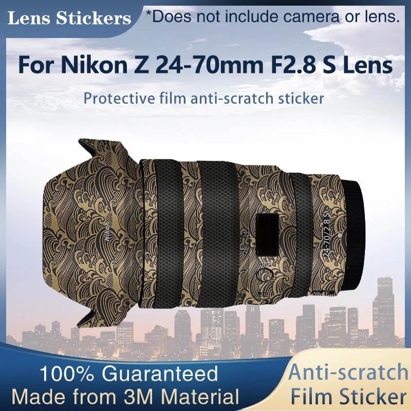 Per Nikon Z 24-70Mm F2.8 S Anti-Scratch Camera Lens Sticker Coat Wrap Pellicola Protettiva Protezione Del Corpo Copertura Della Pelle Z24-70 Obiettivo