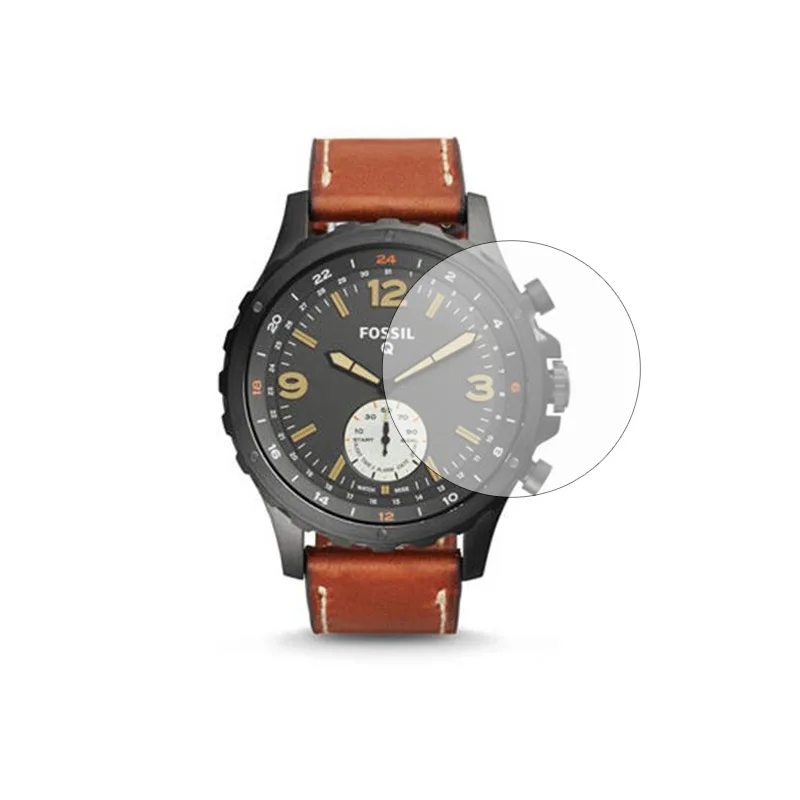 3Pcs Pellicola Protettiva Trasparente Trasparente Per Fossil Q Nate Ftw1115 Smart Watch Protezione Dello Schermo Protezione Smartwatch