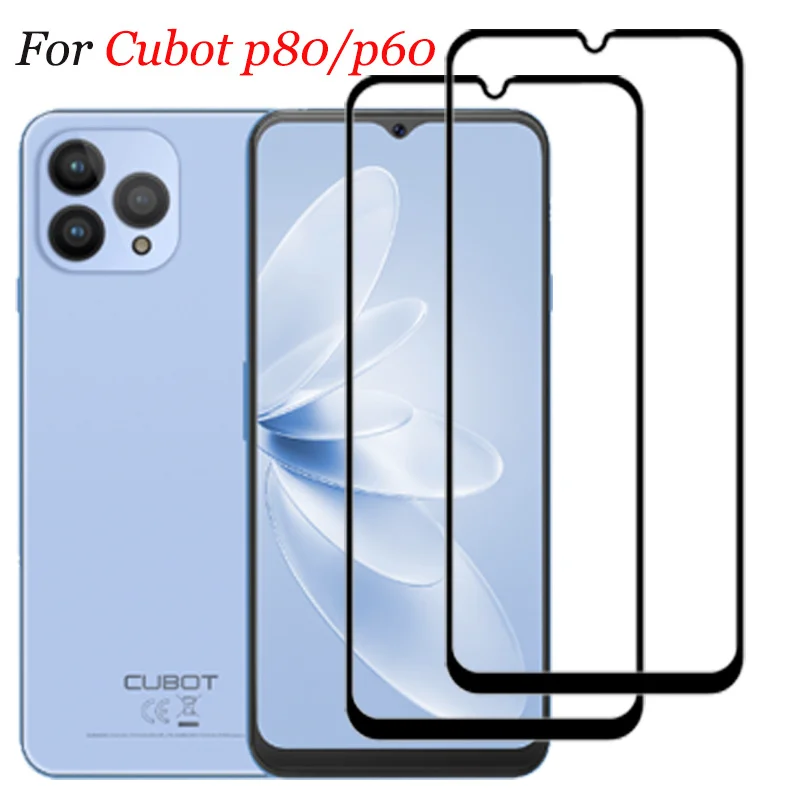 Pellicola Cubot P80 Vetro Per Cubot P80 Vetro Temperato Cubot P60 Glass Cubot-P80 Pellicola Protettiva Cubot-P60 Pellicola Protettiva Anteriore Cubotp