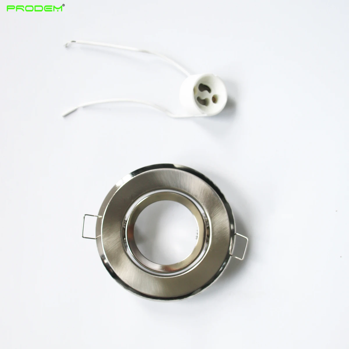 Fai Da Te Installa 4 Pezzi Mr16 Apparecchio Led Down Light Gu10 Brim Lamp Cup Edge Raccordi In Alluminio Telaio