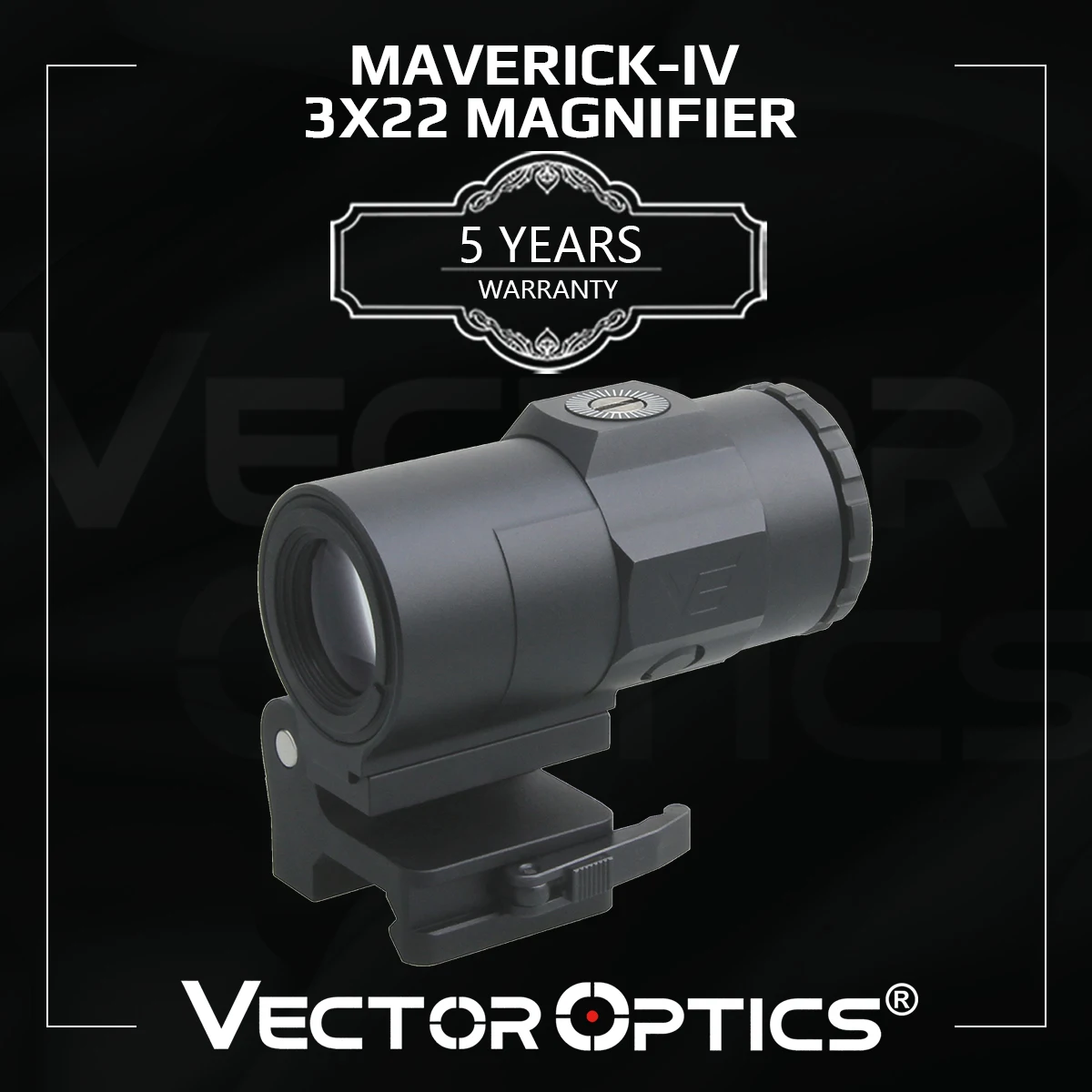 Vector Optics Maverick-Iv 3X22 Mini Red Dot Magnifier Sight Dimensioni Compatte Con Flip-To-Side Picatinny Qd Mount Per Ar 15
