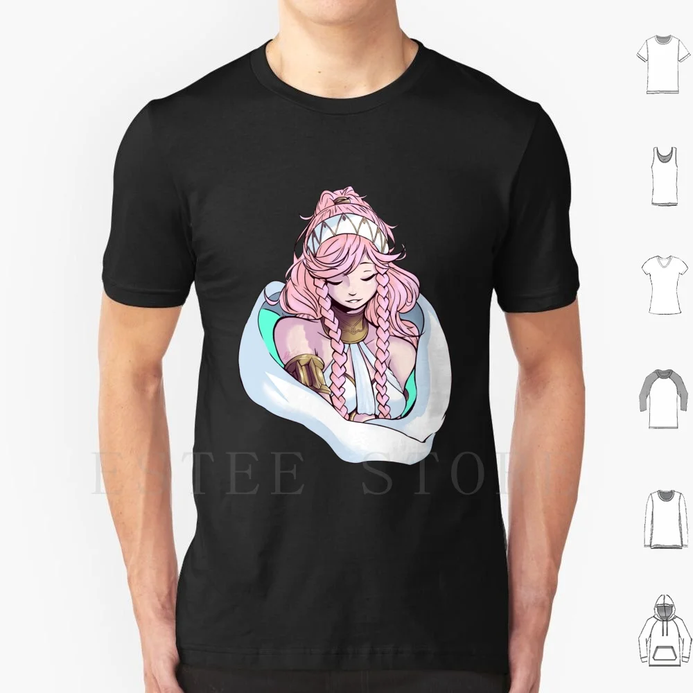 Sweet Olivia T Shirt Cotton Men Diy Print Olivia Fire Emblem Risveglio Fire Emblem Risveglio Pink Dancer Videogiochi Game 3Ds Vg