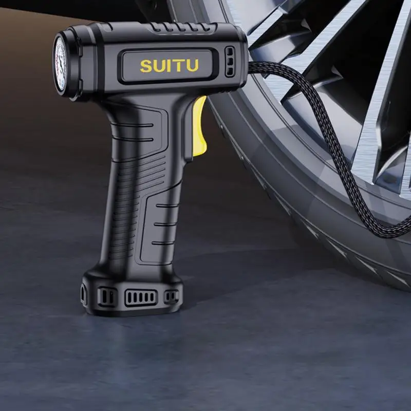 Pompa Ad Aria Per Auto Da Moto Compressore D'Aria Per Auto Portatile Pompa Ad Aria Wireless Smart Digital Tire Air Pump Light Car Moto Bike Ball