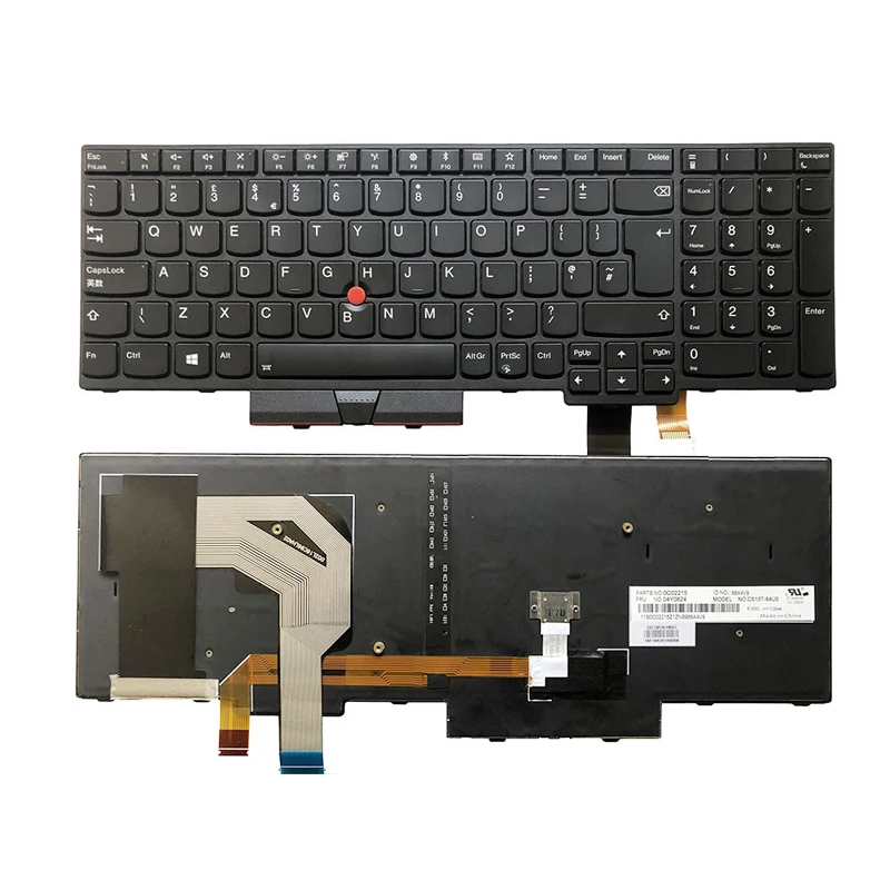 Tastiera Inglese Usa Per Lenovo Ideapad 720S-13 720S-13Ikb 720S-13Arr Pc4Sxb-Ru 13 "Laptop Retroilluminato