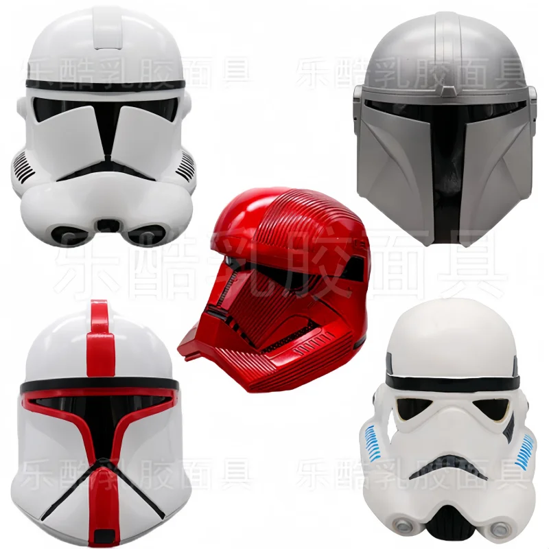 Casco Star Wars Il Casco Mandaloriano Halloween Cosplay Casco Replica Testa Mando Bounty Hunter Maschera In Pvc Giocattoli Di Natale Regali