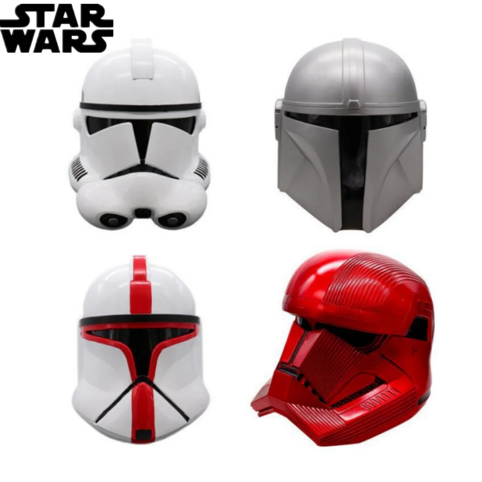 Casco Star Wars Il Casco Mandaloriano Halloween Cosplay Casco Replica Full Head Mando Bounty Hunter Mask Regalo Giocattolo Di Natale