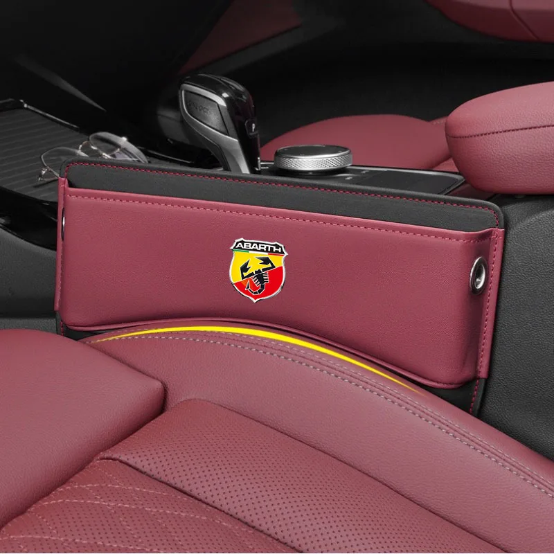 Seggiolino Auto Gap Filler Tasche Storage Box Gap Filler Seat Per Abarth 595 500 Concorrenza Spider Punto Accessori Interni Auto