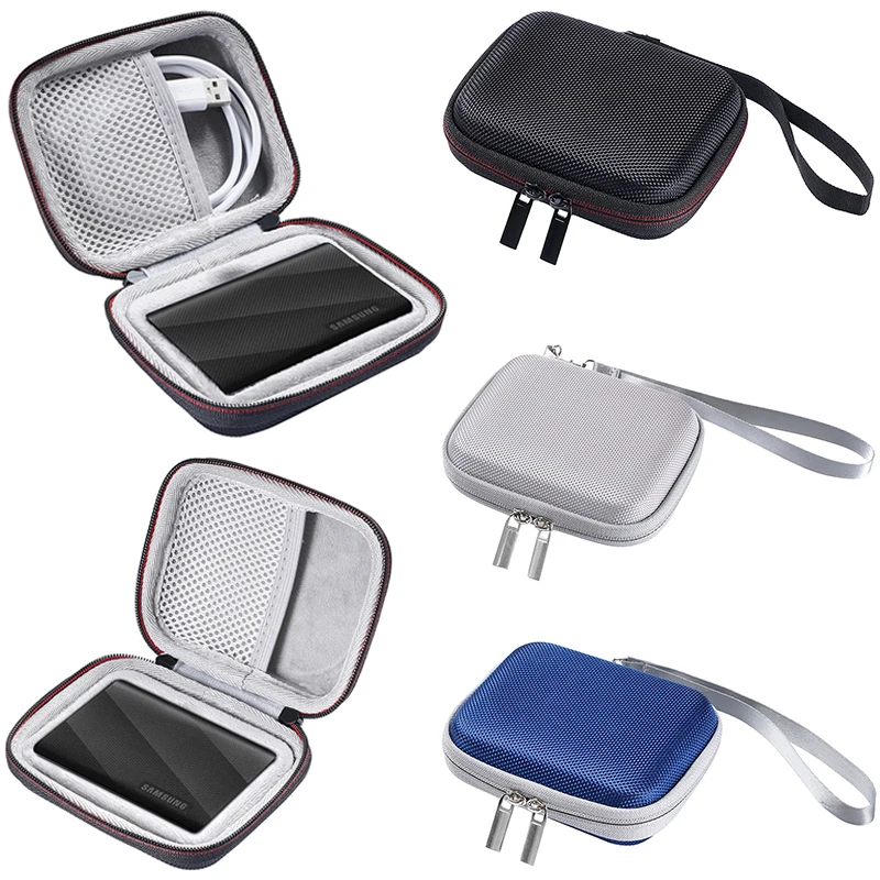 La Più Recente Custodia Rigida Da Viaggio In Eva Custodia Per Il Trasporto Per Samsung Ssd Portatile T7 Shield T9 1Tb 2Tb 4Tb Solid State Drive