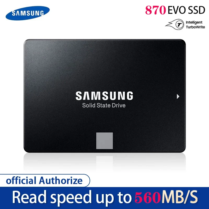 100% Samsung 870 Evo Ssd 1Tb 500Gb 250Gb Disco Rigido Interno A Stato Solido Hdd Sata3 Disco Pc Desktop Portatile Da 2.5 Pollici Hd Ssd4T