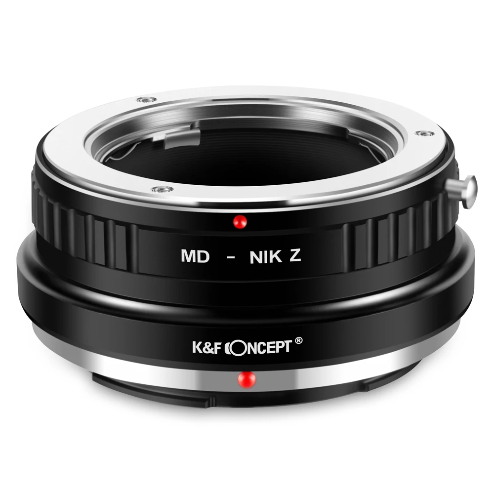 Adattatore Per Montaggio Obiettivo K & F Concept Per Obiettivo Di Montaggio Minolta Md Mc Per Fotocamera Nikon Z6 Z7