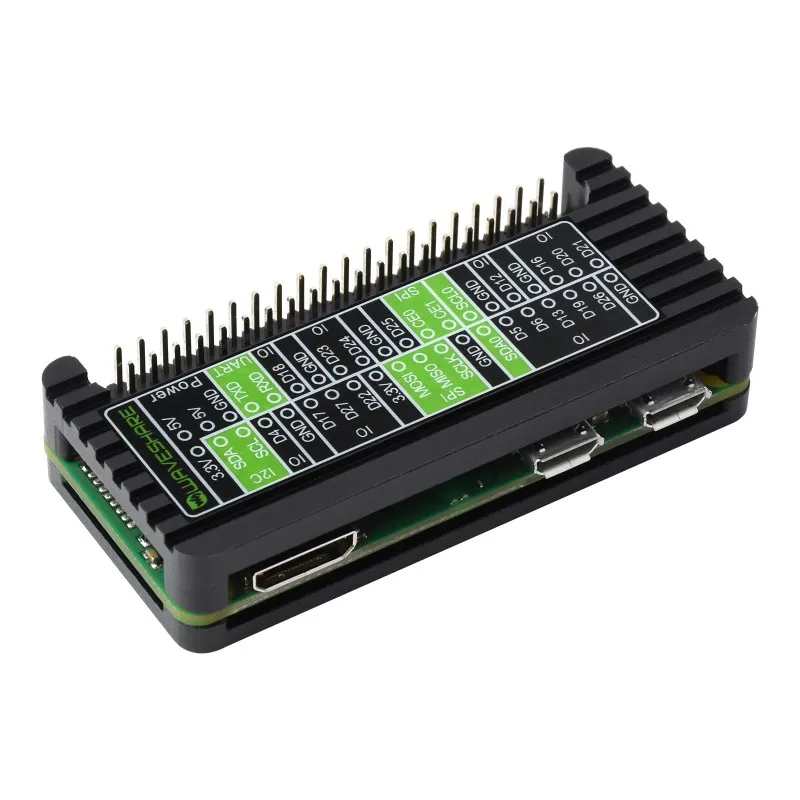 Pi-Zero-Case-B, Custodia Protettiva In Lega Di Alluminio Per Raspberry Pi Zero Series, Adatta A Zero / Zero 2 W