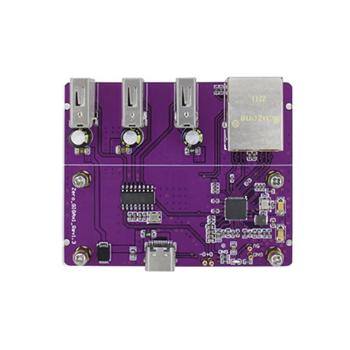 Per Raspberry Pi Zero 2 W Hub Da Usb A Rj45 Ethernet O Hub Da Usb A Rj45 Per Pi0 E Pi0 2 W (Senza Custodia)