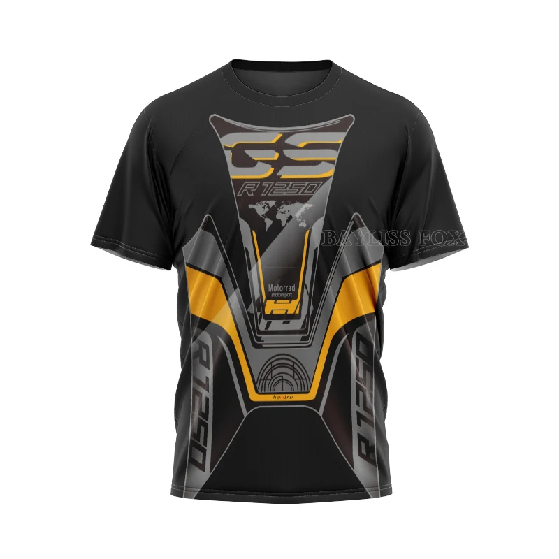 For Bmw R1250 Gs Motorrad Moto T-Shirt Adventure Uomo Superbike Motorsport Racing Team Quick Dry Non Fade Jerseys