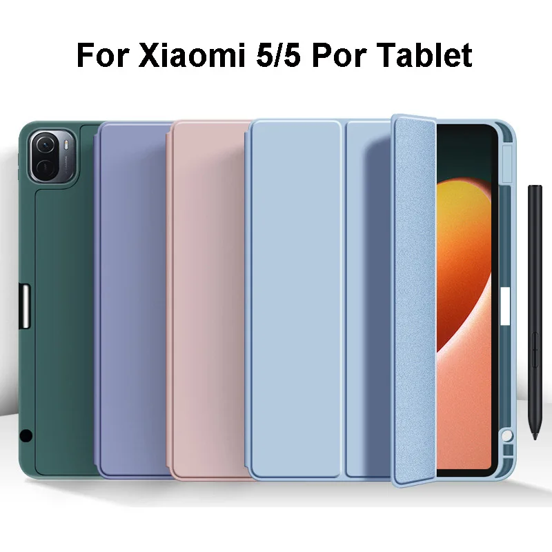 Per Xiaomi Pad 5 Custodia Con Portamatite Per Custodia Mi Pad 5 Funda Per Custodia Mi Pad5 Auto Wake Up E Sleep Ipad Cover Pad Table