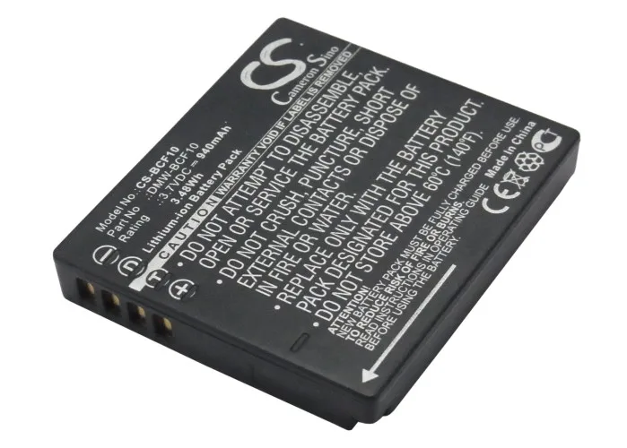 Fotocamera 940Mah Batteria Per Panasonic Lumix Dmc-Fp8 Dmc-Fp8A Dmc-Fp8G Dmc-Fp8K Dmc-Fp8N Dmc-Fp8P Dmc-Fp8R