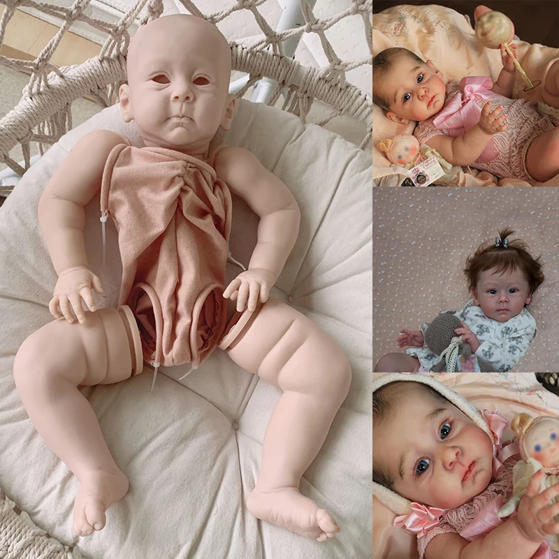 23 Pollici Reborn Doll Kit Huxley Soft Vinyl Reborn Baby Dolls Accessori Fai Da Te Toy Doll Parts Kit Molde Bebe' Reborn