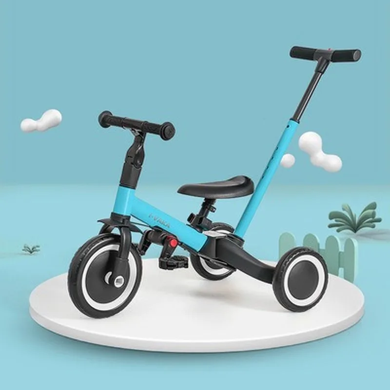Triciclo Para Nios, Cochecito De Beb, Artefacto Para Cochecito, Bicicleta De Beb Ligera Plegable, Cochecito Triciclo De