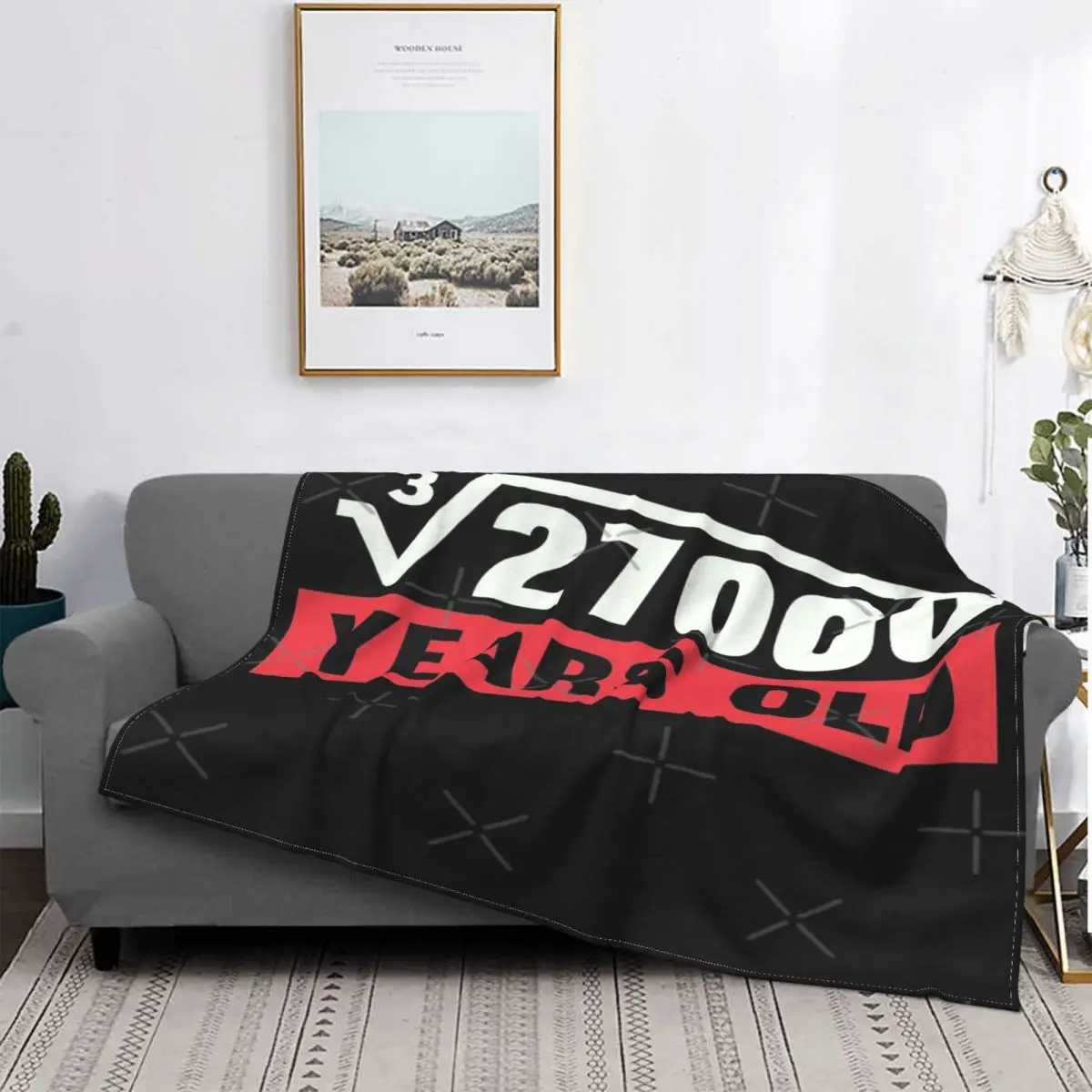 Radice Del Cubo Di 27000-Manta A Cuadros Para Cama, Colcha Para Bebé, Manta De Verano, Manta Para Cama