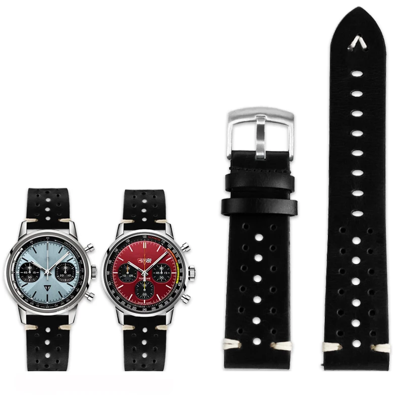 Nuovo Cinturino Vintage In Vera Pelle Per Tissot Citizen Hamilton Breitling Cinturino Per Orologio Traspirante Bracciale Uomo Donna 20Mm 22Mm