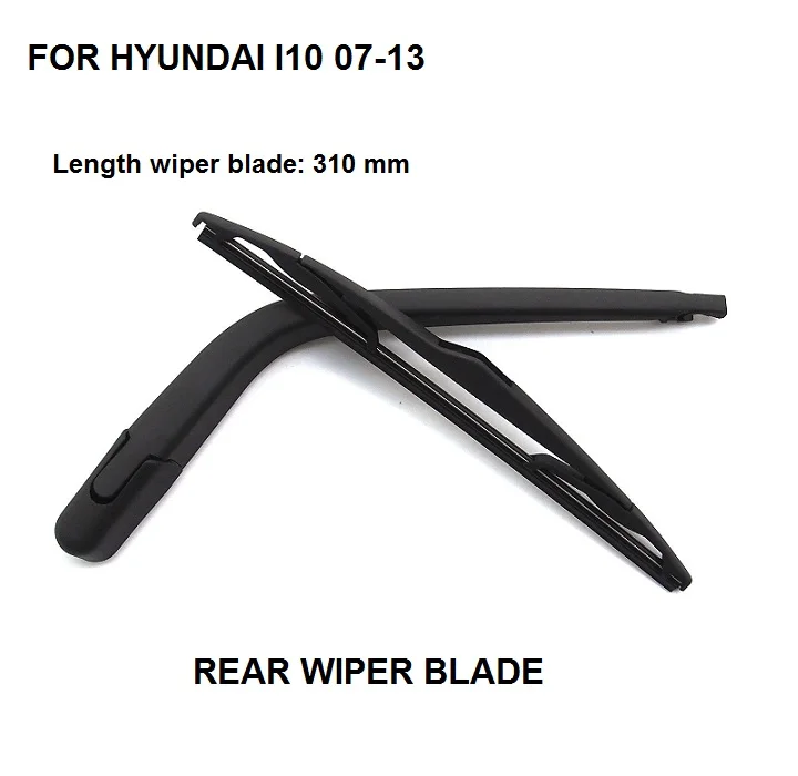 Tergicristallo Posteriore Arm & Blade Per Hyundai I10 2007-2013 Completa Posteriore Wiper Blade Set Nuovo