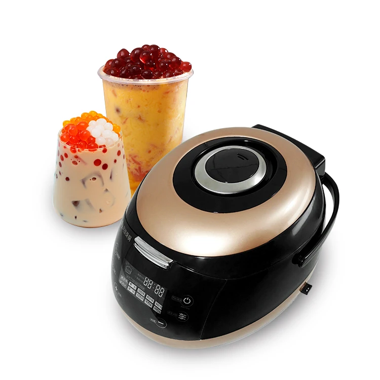 Spedizione Gratuita A Porta 5L Pearl Milk Tea Cooker/Automatic Boba Cooker/Tapioca Boba Pearl Rice Pot Cooker