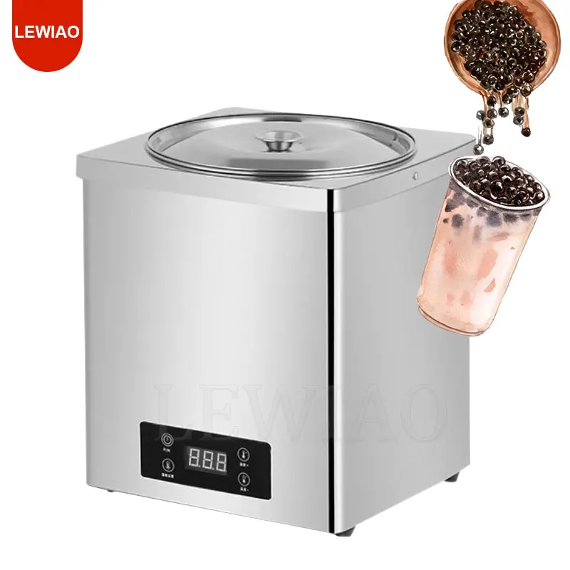 3L/7L Tapioca Pearl Warmer Machine Boba Insulation Pot Per Milk Tea Shop Fornello Scaldavivande In Acciaio Inossidabile