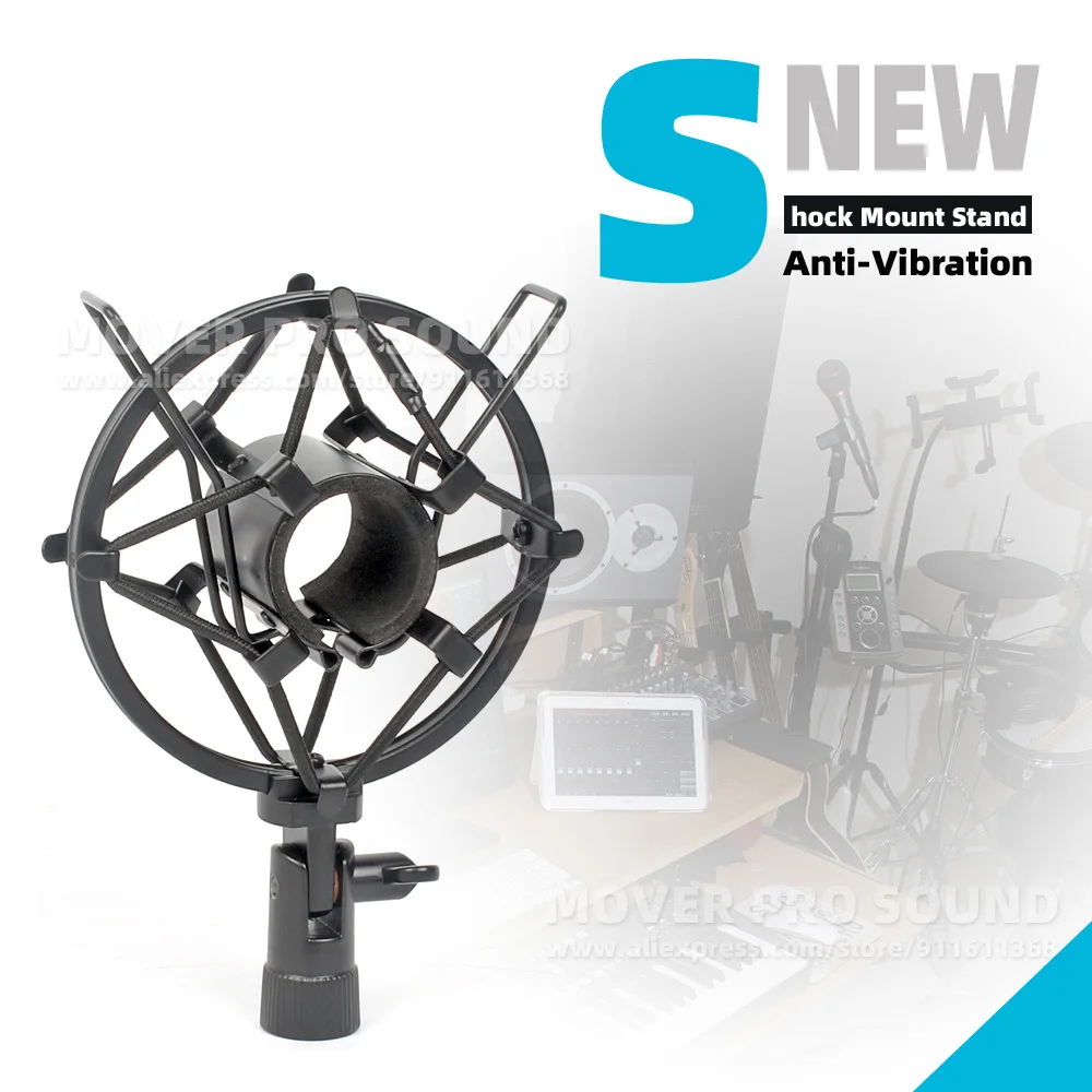 Per Sennheiser E935 E945 E845 E835 E 935 945 845 835 Microfono Shock Mount Sospensione Mic Stand Spider Supporto Antiurto