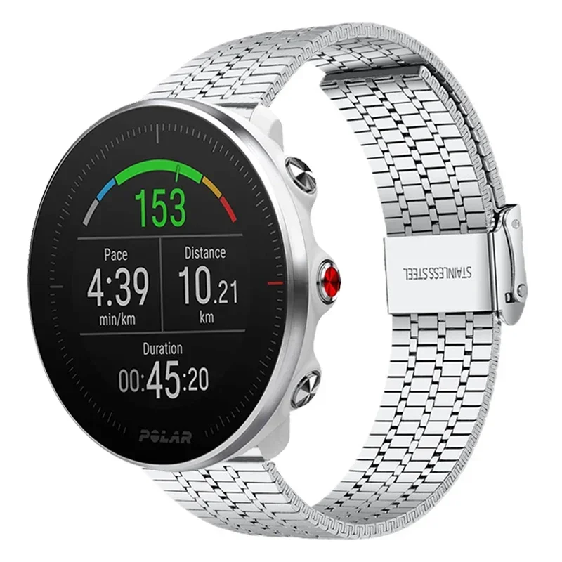 Cinturino In Metallo Per Polar Vantage M/M 2 Band Per Polar Grit X/X Pro/X Pro Titan Strap Correa Per Polar Ignite 2 Pacer Unite Bracciale
