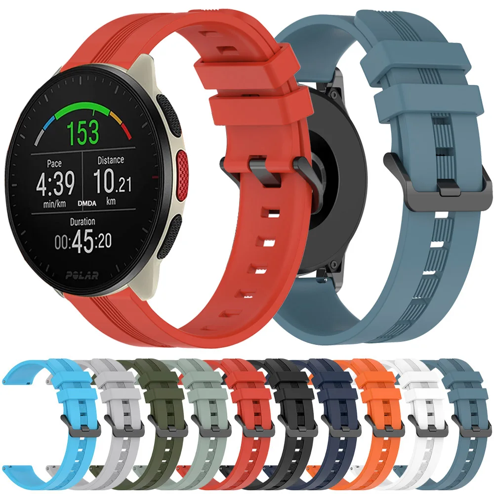 Soft Strap For Polar Ignite 2/3 Band For Polar Vantage M2 M/Grit X Pro/Pacer/Unite/Ignite 2 Silicone Bracelet 20 22Mm Watchbands
