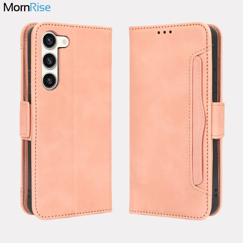 Custodie A Portafoglio Per Samsung Galaxy S23 / S23 Plus / S23 Chiusura Magnetica Ultracase Libro Flip Cover Porta Carte Di Credito In Pelle Borse Per