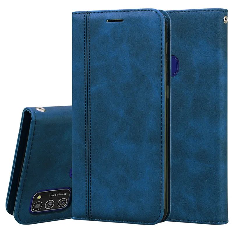 Custodia M21 Per Samsung Galaxy M21 Portafoglio In Pelle Di Lusso Flip Card Holder Custodia Per Telefono Per Samsung M21 Sm-M215Fzguser M215 Cover