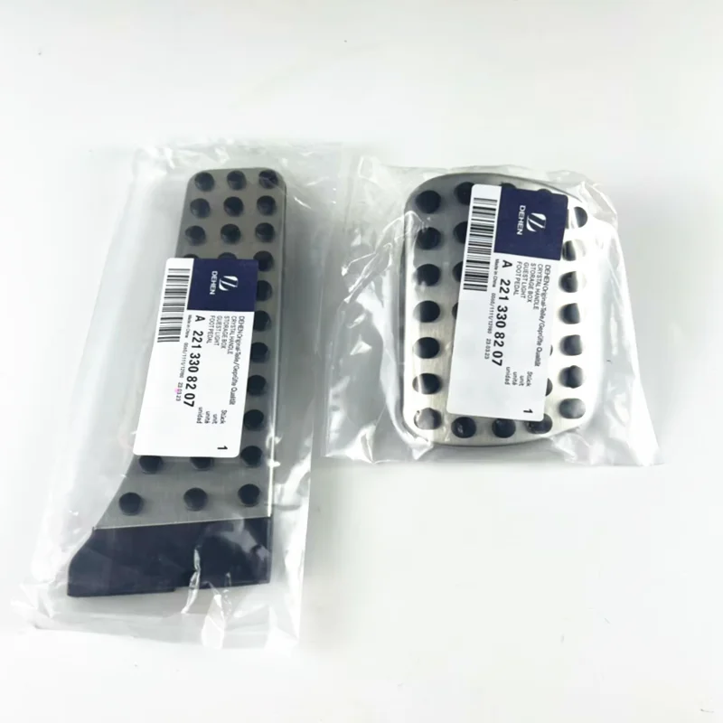 Rubber And Stainless Steel Fuel Car Brake Pedal For Mercedes Benz At C E S Glk Slk Cls Glc Class W205 X253 W213 W222 W167 W206