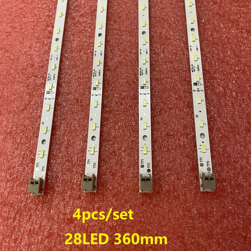 4 Pz/Set 28Led Striscia Di Retroilluminazione A Led Per Sharp E129741 Schermo Tv Tv 32Pfl6606H/60 32Hfl5573D Gt0326-1 Gt0326-2 Gt0326-4