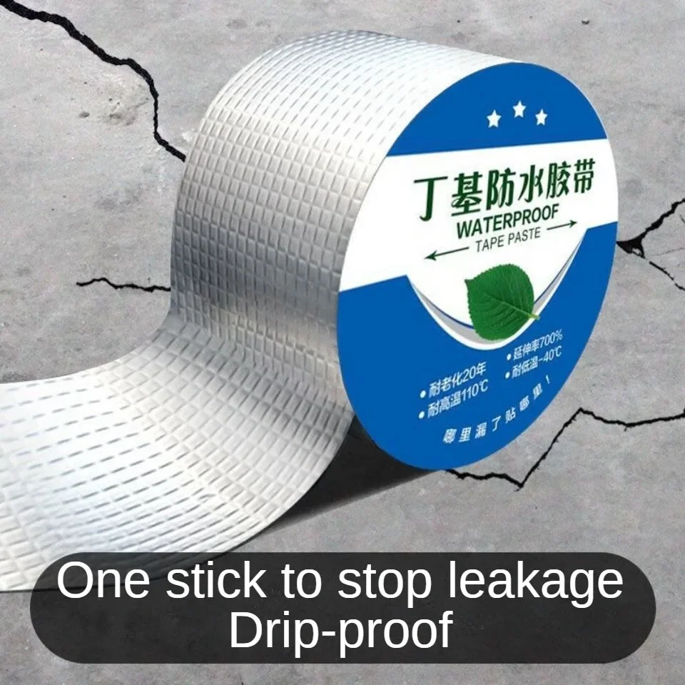 Foglio Di Alluminio Nastro In Gomma Butilica Super Fix Autoadesivo Impermeabile Per La Riparazione Del Tubo Del Tetto Stop Leak Sticker Strumenti Di M