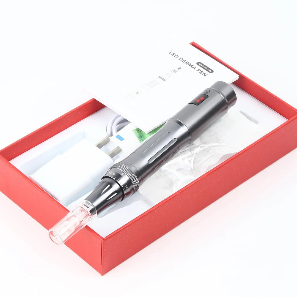 Wireless Microneedling Dermapen Professional 5 Livelli Micro Ago Elettrico Derma Pen Bb Cream Glow Treatment Machine Kit