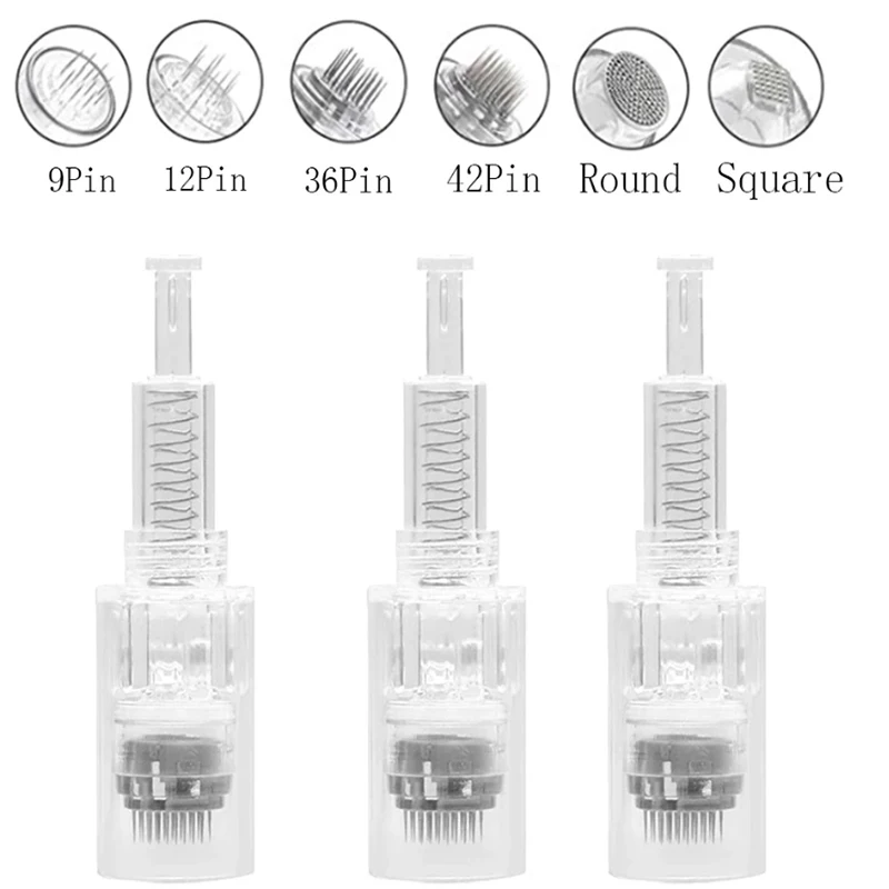 10/50/100 Pz Dermapen Aghi Microneedling Ago Di Ricambio Aghi Microneedling Per Mts Microneedling Meso Beauty Machine