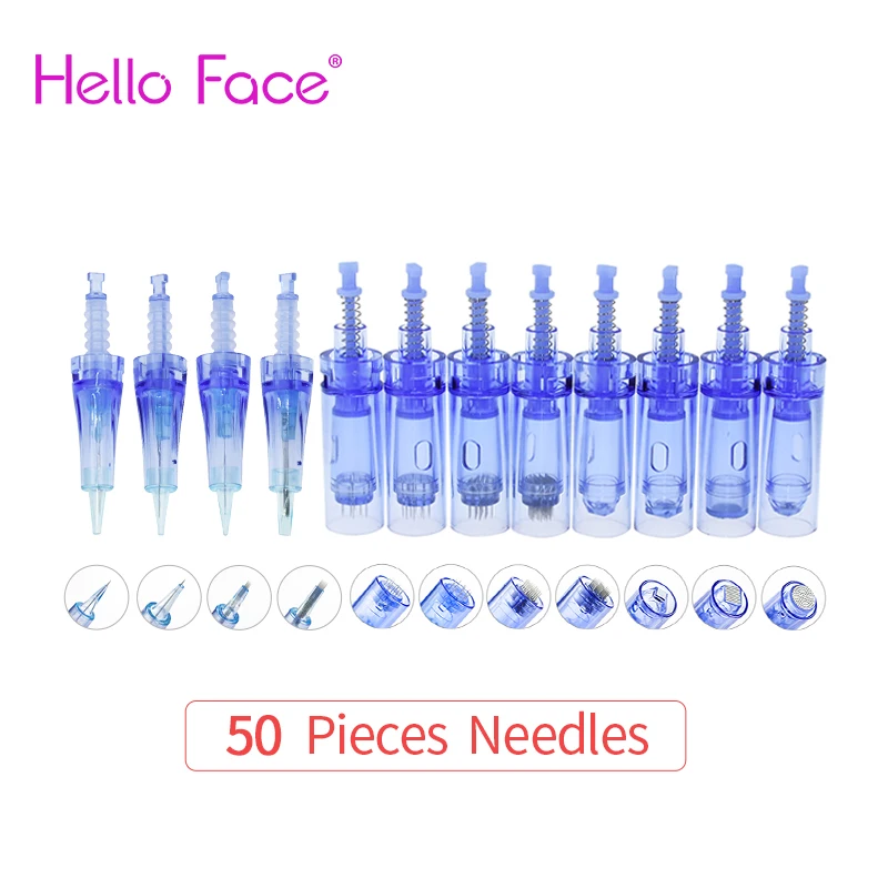 Dr Pen A1 Needle 50 Pcs Dermapen Aghi Pezzi Di Ricambio Ago Drag Nano Cartuccia Per Dr Pen Ultima A1 Pen