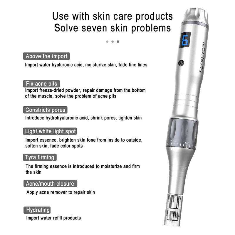Microneedling Dermapen Inossidabile Wireless Dr Derma Pen Profesional Cura Della Pelle Del Viso Microneedling Machine Mts Mesoterapia Bbglow