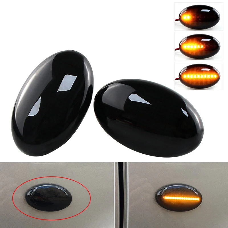 2Xdynamic Led Indicatori Di Direzione Indicatori Di Direzione Laterali Accessori Auto Per Mercedes-Benz Vito W639 03-14 Vito W447 14-20 Citan W415 12-