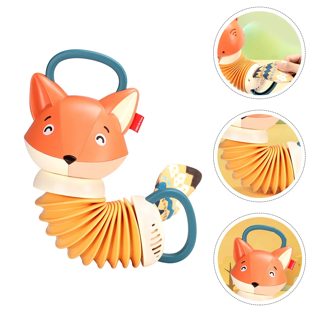 Fisarmonica Giocattolo Bambini Fisarmoniche Plastica Bambino Giocattoli Animali Volpe Abs Principiante Educativo Studente Ragazza Fisarmonica