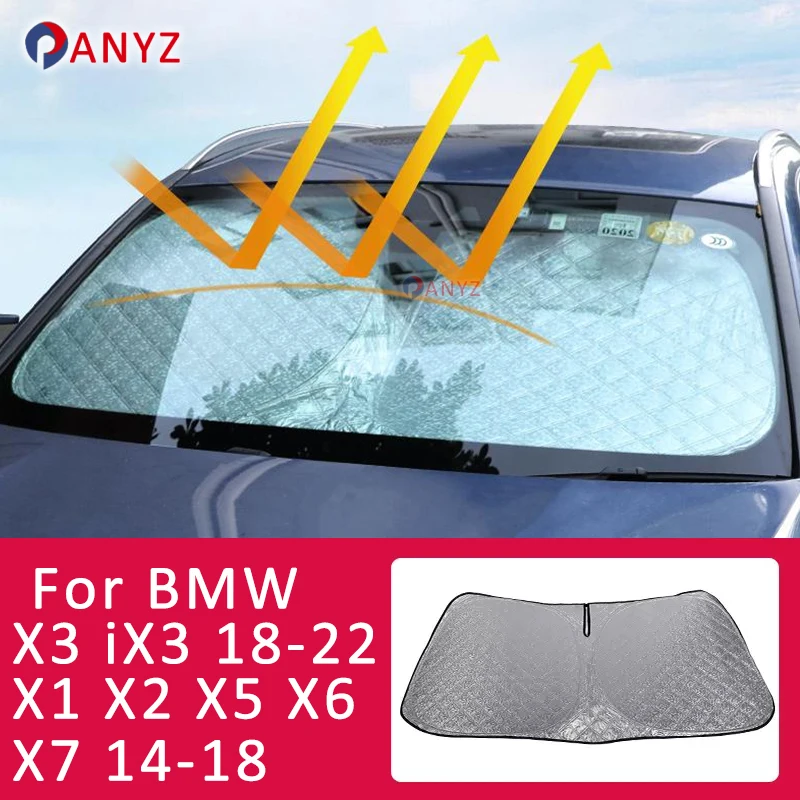 Per Bmw X3 Ix3 X2 X1 X6 X5 X7 Serie 18-22 Accessori Per Automobili Anti Uv Parasole 16-22 14-18Car Parabrezza Parasole