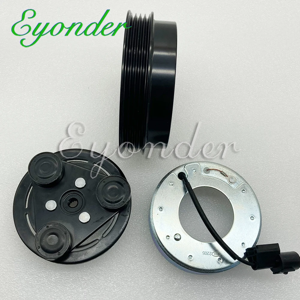 A/C Aria Condizionata Compressore Elettromagnetico Puleggia Magnetica Frizione Hs09 Per Hyundai I10 Pa 1.1 D3Fa 977010X200 97701-0X200