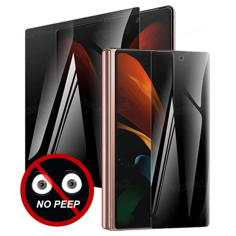 Full Cover Privacy Hydrogel Film Per Samsung Galaxy Z Fold 2 3 4 W21 W22 W23 Anti-Spy Peeping Glare Soft Screen Protector