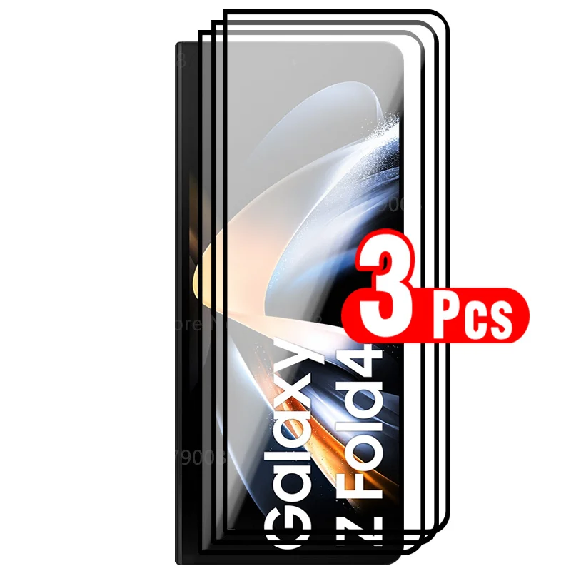 3 Pezzi Di Vetro Temperato Per Samsung Galaxy Fold 4 5G Proteggi Schermo Per Samsung Z Fold4 Fold4 Fold4 Vetro Protettivo Da 7.6 Pollici