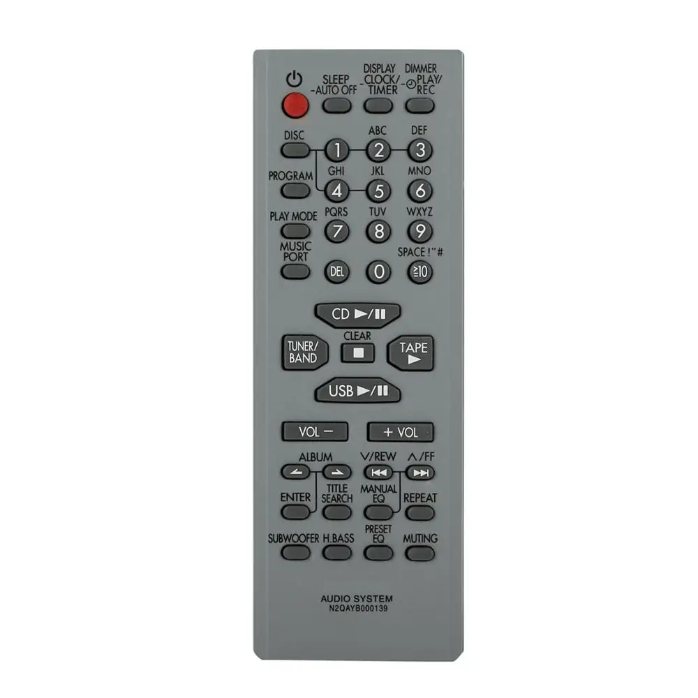Nuovo Telecomando Per Panasonic Home Theater Audio Radio Lettore Cd N2Qayb000139 Controller