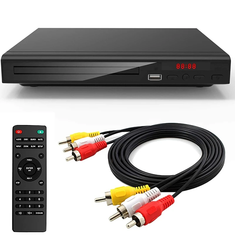 Multi Region Full Hd 1080P Home Dvd Player Multimedia Tv Digitale Lettore A Disco Supporto Dvd Cd Mp3 Mp4 Rw Vcd Sistema Home Theater