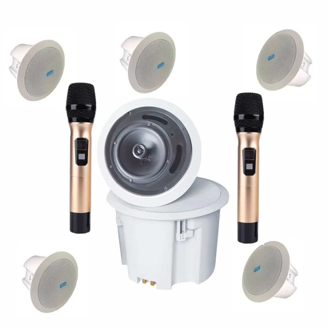 Il Sistema Home Theater Dell'Altoparlante Karaoke 5.1/7.1 Supporta Il Controllo Dell'App Mobile