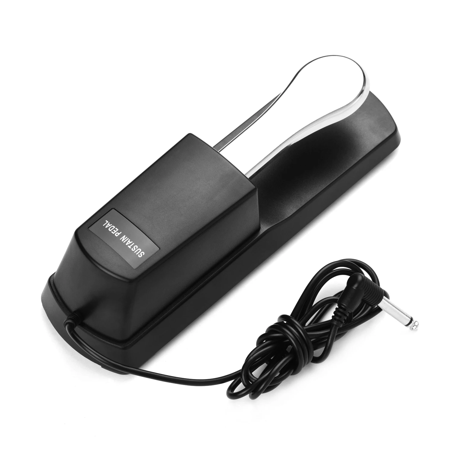 Pianoforte Sustain Pedal Keyboard Damper Pedal 6.35Mm Plug Compatibile Con Casio Yamaha Roland Organo Elettronico Midi Tastiere Pianoforti